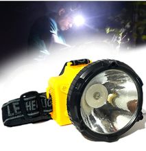 Riders Head Torch Flashlight Bikers Headlamp Rechargeable